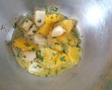 A picture of step 4 of Chilled Pasta with Oranges, Scallops, and Mint.