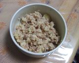 A picture of step 3 of Tuna and Potato Pizza Toast.
