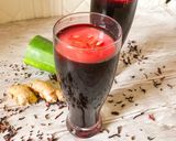 A picture of step 5 of Zobo drink.