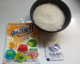 Foto langkah ke 2 dari resep Jelly fruit salad creamy.