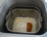 A picture of step 1 of Light and Fluffy White Kabocha Squash Bread - Made in a Bread Machine.