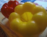 A picture of step 1 of Authentic Turkish Dolma (Rice-Stuffed Peppers).