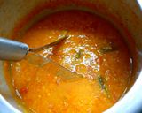 A picture of step 3 of Spicy Andhra style tomato pappu.