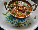 A picture of step 11 of Dhaba style paneer tikka masala gravy.