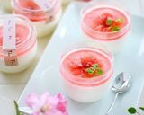A picture of step 12 of Cherry Blossom Flavor Yogurt Milk Pudding.