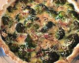 Une image de l'étape 5 de Tarte brocolis lardons.