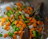 A picture of step 4 of Gourmet vegetable khichdi.