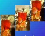 A picture of step 1 of Sparkling Apple drink.