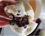A picture of step 10 of Just Like Mame-Daifuku? Kuromame (Black Soy Bean) Bread with Anko and Rice Flour.
