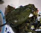 A picture of step 1 of Poblano Peppers Stuffed with Tuna.