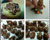 A picture of step 7 of Ladybirds Cocopop Chocolate Reindeers.