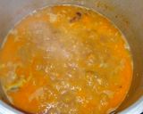 A picture of step 4 of Lobia qeema (white beans).