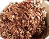 A picture of step 4 of Chocolate Rice Krispie Treats.