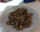 A picture of step 7 of Thai-style Stir Fried Garlic Minced Pork.