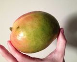 A picture of step 1 of Salty Green Mango.