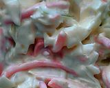 A picture of step 1 of Vickys Homemade Coleslaw / Ham Roll-Ups, GF DF EF SF NF.