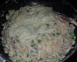 A picture of step 7 of The Lazy Pasta Carbonara.