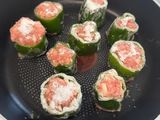เนื้อสับสอดไส้พริกหวาน