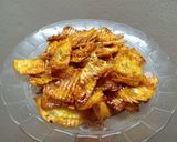Hình bước làm 4 của món Khoai tây chiên bơ mật ong
