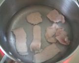 A picture of step 3 of A Local Flavor of Gifu Magnolia Leaf Miso Pork Bento.