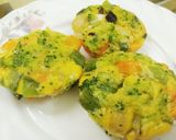 Hình bước làm 4 của món Muffin trứng thập cẩm