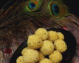 तिल गुड़ के लाडू (til gur ke ladoo recipe in Hindi) रेसिपी चरण 5 फोटो