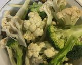 雙色花椰菜的食譜步驟1照片