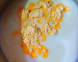 A picture of step 2 of Fruit Custard.