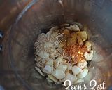 A picture of step 2 of Lima or Butter Beans Hummus.