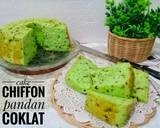 Cara Membuat Cake Chiffon Pandan Coklat 9