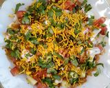 A picture of step 6 of Aloo and Papri Chaat.
