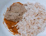 Foto del paso 4 de la receta: Hamburguesas de lentejas, arroz y calabaza