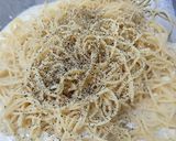 A picture of step 6 of Creamy Chicken Alfredo Pasta.