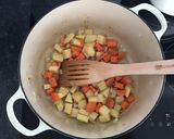 A picture of step 3 of Spicy red lentil soup.
