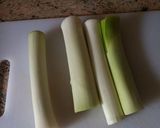 Foto del paso 1 de la receta: Hojaldres de puerros y queso Brie