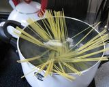 A picture of step 1 of Carbonara with White Miso.