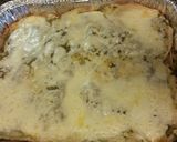 A picture of step 6 of Green chicken enchilada casserole.