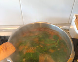 Foto del paso 3 de la receta: Potaje con espinacas y rellenos de bacalao