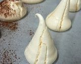 A picture of step 7 of Meringue Mushroom for Buche de Noel (Yule Log).