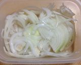 A picture of step 2 of Pickled Onions.