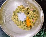 A picture of step 3 of Kalmi Saag(Water Spinach) Cutlets.