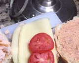 A picture of step 2 of Yummy chicken panini sandwich iftar special.