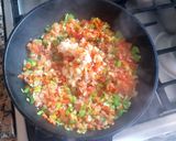 Foto del paso 4 de la receta: Lasaña con lomito ahumado, queso y vegetales #Mercado