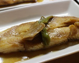 A picture of step 6 of Easy Simmered Flounder in a Frying Pan.