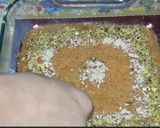 A picture of step 7 of Arabic sweet dish kunafa.