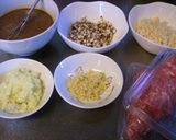 A picture of step 1 of Authentic Zhajiangmian with Meat and Miso.