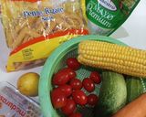Foto langkah ke 1 dari resep Penne Pasta Vegetable Salad.