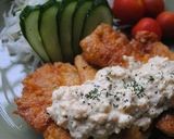 A picture of step 5 of Chicken Nanban.