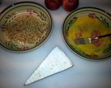 A picture of step 3 of Walnut Crusted Baked Brie.