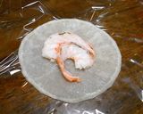 A picture of step 4 of Senmai-zuke (Kyoto-Style Pickles) Temari Sushi.